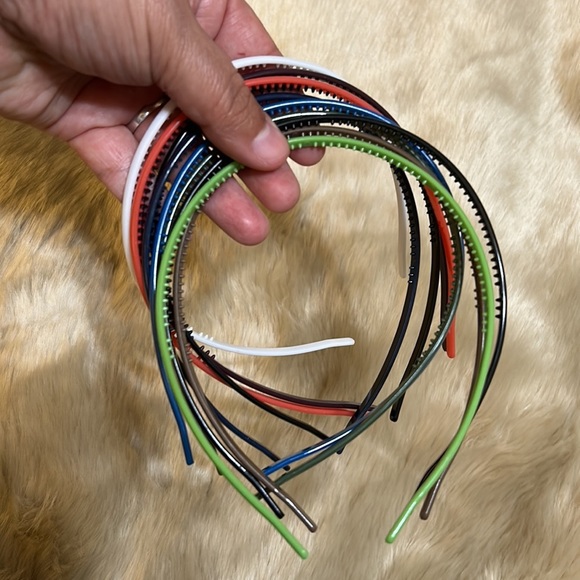 👜Plastic thin headbands set of 10. Different colors.‎ - Picture 5 of 6